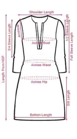 3Mviews Kurti size chart Requested one ☝️ #kurtis #sizechart #stitches  #styledbyabii (Kurti chart, stitching, sewing) | Instagram